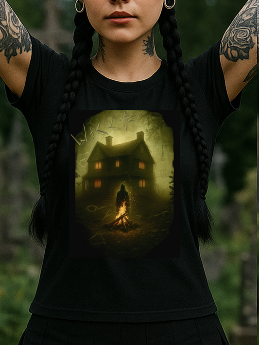 WICCA SALEM SHIRT - BLACK