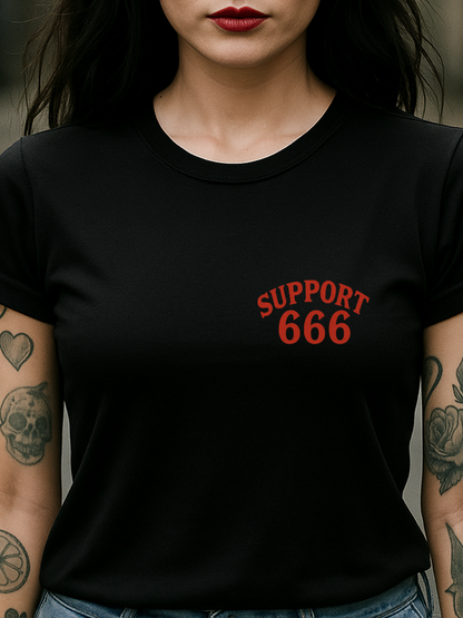 SUPPORT 666 Tee