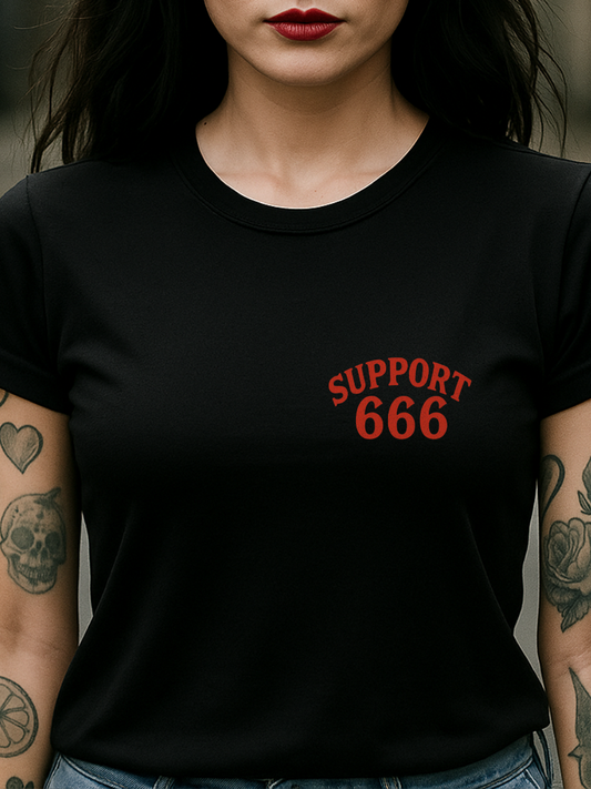 SUPPORT 666 Tee