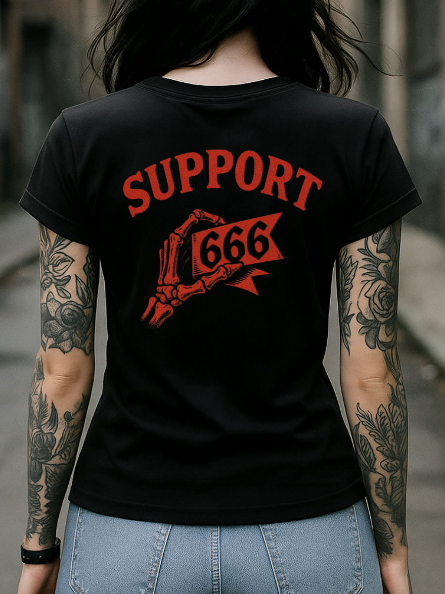 SUPPORT 666 Tee